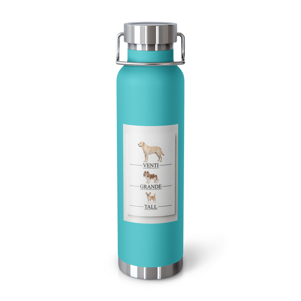 Dog Lover's Copper Vacuum Insulated Bottle